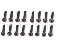 DHK Optimus Parts-B Head Screw-Coarse thread(BB3x14mm)-16pcs Parts-8381-702,DHK Optimus 8383 Parts,DHK Optimus Parts-XL Buggy,DHK Hobby 8383 Parts