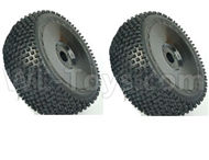 DHK Optimus Parts-Tire complete,Include tire lether and wheel hub(Black rims)-(2pcs) Parts-8383-001-02,DHK Optimus 8383 Parts,DHK Optimus Parts-XL Buggy,DHK Hobby 8383 Parts