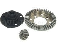 DHK Zombie 8384 Parts-Crown Gear-41T(Large)+Pinon Gear(11T-Small) Parts-8381-105,DHK Hobby Zombie 8E 8384 RC Truck Parts