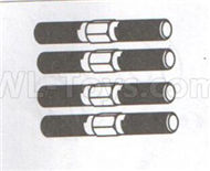 DHK Zombie 8384 Parts-Anti-Roll Bar Linkage(4pcs) Parts-8381-402,DHK Hobby Zombie 8E 8384 RC Truck Parts