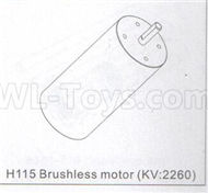 DHK Zombie 8384 Parts-Brushless Motor(KV2260) Parts-H115,DHK Hobby Zombie 8E 8384 RC Truck Parts