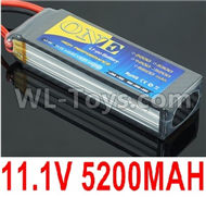 DHK Crosse Parts-Upgrade Battery-11.1V 5200MAH Battery(1pcs)-3S Battery Parts,DHK Crosse 8136 RC Car Parts,DHK Hobby Crosse 8136 Parts