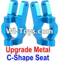 FeiYue FY-01 Spare Parts-09-02 Upgrade Metal C-Shape Seat(2pcs)-Blue,FeiYue FY-01 RC Car Parts,FY01 FY-01 RC Truck Spare parts Accessories,1:12 4WD High Speed Buggy Parts