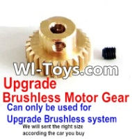 FeiYue FY-01 Spare Parts-25-08 Upgrade Motor gear(Can only be used for Upgrade Brushless set,We will according the car you buy to sent you the right version size),FeiYue FY-01 RC Car Parts,FY01 FY-01 RC Truck Spare parts Accessories,1:12 4WD High Speed Bu