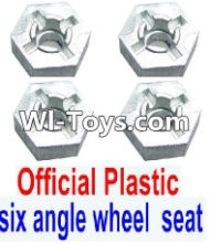 FeiYue FY-01 Spare Parts-28-01 W12006 Hexagonal wheel seat(4pcs),FeiYue FY-01 RC Car Parts,FY01 FY-01 RC Truck Spare parts Accessories,1:12 4WD High Speed Buggy Parts