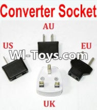 FeiYue FY-01 Spare Parts-36-04 Standard Adapter Universal Converter Socket(You can choose AU,US,EU,UK Version),FeiYue FY-01 RC Car Parts,FY01 FY-01 RC Truck Spare parts Accessories,1:12 4WD High Speed Buggy Parts