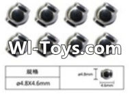 FeiYue FY-01 Spare Parts-63-01 W12056 Ball head sleeve(8pcs)-4.8X4.6mm,FeiYue FY-01 RC Car Parts,FY01 FY-01 RC Truck Spare parts Accessories,1:12 4WD High Speed Buggy Parts