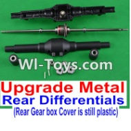FeiYue FY-02 Spare Parts-03-02 Upgrade Metal Rear Differentials Assembly and Official Plastic Rear gear box cover,FeiYue FY-02 RC Car Parts,FY02 FY-02 RC Truck Spare parts Accessories,1:12 4WD High Speed Buggy Parts