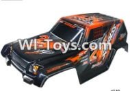FeiYue FY-02 Spare Parts-42-02 FY-CK02 Whole desert Car canopy Assembly,desert Shell Assembly-Orange,FeiYue FY-02 RC Car Parts,FY02 FY-02 RC Truck Spare parts Accessories,1:12 4WD High Speed Buggy Parts
