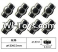 FeiYue FY-02 Spare Parts-63-02 W12055 Ball head sleeve(8pcs)-4.8X6.5mm,FeiYue FY-02 RC Car Parts,FY02 FY-02 RC Truck Spare parts Accessories,1:12 4WD High Speed Buggy Parts