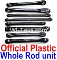 FeiYue FY03 FY-03 Whole Official Plastic Rod unit(Total 8pcs)-(Include the 21-03 21-05 21-06 21-09 Rod) Parts-,FeiYue FY03 Parts