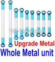 FeiYue FY03 FY-03 Whole Upgrade Metal Rodunit(Include the 21-04 21-06 21-08 21-10 21-11 Metal Rod)-9pcs Parts-,FeiYue FY03 Parts