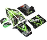 FeiYue FY03 FY-03 Body Shell Parts-Desert Car Surface Cover-Green Parts-FY-CM03,FeiYue FY03 Parts