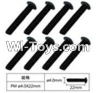FeiYue FY03 FY-03 Cross head machine screws(8pcs)-4.0X10mm Parts-W12077,FeiYue FY03 Parts