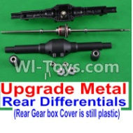 FeiYue FY-04 Spare Parts-03-02 Upgrade Metal Rear Differentials Assembly and Official Plastic Rear gear box cover,FeiYue FY-04 RC Car Parts,FY04 FY-04 RC Motorcycle Truck Spare parts Accessories,1:12 4WD High Speed Buggy Parts