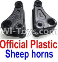 FeiYue FY-04 Spare Parts-15-01 F12034-035 Official Plastic sheep horns(2pcs),FeiYue FY-04 RC Car Parts,FY04 FY-04 RC Motorcycle Truck Spare parts Accessories,1:12 4WD High Speed Buggy Parts