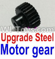 FeiYue FY-04 Spare Parts-25-02 FY-T22 T24 T26 Upgrade Steel Motor Gear(1pcs),FeiYue FY-04 RC Car Parts,FY04 FY-04 RC Motorcycle Truck Spare parts Accessories,1:12 4WD High Speed Buggy Parts