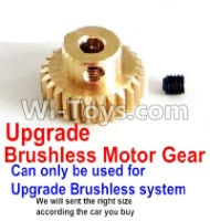 FeiYue FY-04 Spare Parts-25-08 Upgrade Motor gear(Can only be used for Upgrade Brushless set,We will according the car you buy to sent you the right version size),FeiYue FY-04 RC Car Parts,FY04 FY-04 RC Motorcycle Truck Spare parts Accessories,1:12 4WD Hi