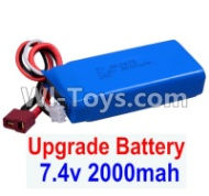 FeiYue FY-04 Spare Parts-35-03 Upgrade 7.4V 2000mah Battery(1pcs)-Size-80X35X19MM,FeiYue FY-04 RC Car Parts,FY04 FY-04 RC Motorcycle Truck Spare parts Accessories,1:12 4WD High Speed Buggy Parts