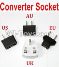FeiYue FY-04 Spare Parts-36-04 Standard Adapter Universal Converter Socket(You can choose AU,US,EU,UK Version),FeiYue FY-04 RC Car Parts,FY04 FY-04 RC Motorcycle Truck Spare parts Accessories,1:12 4WD High Speed Buggy Parts