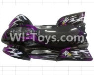 FeiYue FY-04 Spare Parts-42-05 FY-CM04 Desert Car Surface Cover,Not include the frame-Purple,FeiYue FY-04 RC Car Parts,FY04 FY-04 RC Motorcycle Truck Spare parts Accessories,1:12 4WD High Speed Buggy Parts