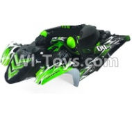 FeiYue FY-04 Spare Parts-42-06 FY-CM04 Desert Car Surface Cover,Not include the frame-Green,FeiYue FY-04 RC Car Parts,FY04 FY-04 RC Motorcycle Truck Spare parts Accessories,1:12 4WD High Speed Buggy Parts