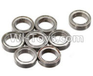 FeiYue FY-04 Spare Parts-61-02 W12046 Ball bearing(8pcs)-12X8X3.5mm,FeiYue FY-04 RC Car Parts,FY04 FY-04 RC Motorcycle Truck Spare parts Accessories,1:12 4WD High Speed Buggy Parts