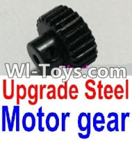 FeiYue FY-05 FY05 Parts-FY-T22 T24 T26 Upgrade Steel Motor Gear(1pcs),FeiYue FY-05 RC Car Parts,FY05 FY-05 RC Truck Spare parts Accessories,1:12 4WD High Speed Buggy Parts