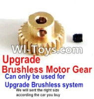 FeiYue FY-05 FY05 Parts-Upgrade Motor gear(Can only be used for Upgrade Brushless set,We will according the car you buy to sent you the right version size),FeiYue FY-05 RC Car Parts,FY05 FY-05 RC Truck Spare parts Accessories,1:12 4WD High Speed Bu