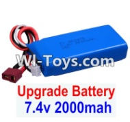 FeiYue FY-05 FY05 Parts-Upgrade 7.4V 2000mah Battery(1pcs)-Size-80X35X19MM,FeiYue FY-05 RC Car Parts,FY05 FY-05 RC Truck Spare parts Accessories,1:12 4WD High Speed Buggy Parts