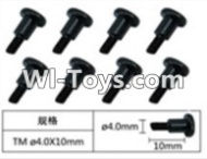FeiYue FY-05 FY05 Parts-W12075 Inner Hexagon T head Machine screws(8pcs)-4.0X10mm,FeiYue FY-05 RC Car Parts,FY05 FY-05 RC Truck Spare parts Accessories,1:12 4WD High Speed Buggy Parts