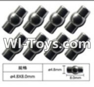 FeiYue FY-05 FY05 Parts-W12054 Ball head sleeve(8pcs)-4.8X8mm,FeiYue FY-05 RC Car Parts,FY05 FY-05 RC Truck Spare parts Accessories,1:12 4WD High Speed Buggy Parts
