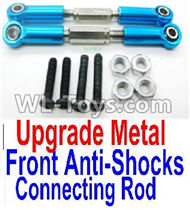 FeiYue FY-11 Spare Parts-17-02 F12025 Upgrade Metal Front Anti-Shocks Rod(2pcs),FY11 FY-11 RC Racing Car Truck Spare parts Accessories,1:12 4WD High Speed RC Buggy Parts