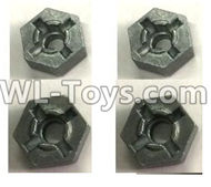 FeiYue FY-11 Spare Parts-23 C12069 Hexagonal wheel seat(4pcs),FY11 FY-11 RC Racing Car Truck Spare parts Accessories,1:12 4WD High Speed RC Buggy Parts