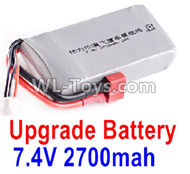 FeiYue FY-11 Spare Parts-45-04 Upgrade 7.4V 2700mah Battery(1pcs)-Size-80X40X16MM-Weight-115.4g,FY11 FY-11 RC Racing Car Truck Spare parts Accessories,1:12 4WD High Speed RC Buggy Parts