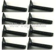 FeiYue FY-11 Spare Parts-56-02 XLF-1003 2X11 Screws(8pcs),FY11 FY-11 RC Racing Car Truck Spare parts Accessories,1:12 4WD High Speed RC Buggy Parts