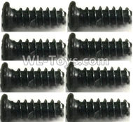FeiYue FY-11 Spare Parts-56-04 XLF-1007 2.6X8 Screws(8pcs),FY11 FY-11 RC Racing Car Truck Spare parts Accessories,1:12 4WD High Speed RC Buggy Parts