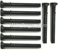 FeiYue FY-11 Spare Parts-56-06 XLF-1009 2.6X26PB Half tooth Screws(8pcs),FY11 FY-11 RC Racing Car Truck Spare parts Accessories,1:12 4WD High Speed RC Buggy Parts