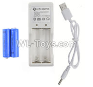 FeiYue FY15 FY-15 Charger and USB Charger Wire + Battery(2pcs),FeiYue FY15 Parts,FeiYue FY-15 Parts