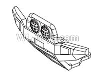 FeiYue FY15 FY-15 Front anti Parts-collision Frame-F20027,FeiYue FY15 Parts,FeiYue FY-15 Parts