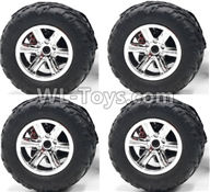 FeiYue FY15 FY-15 Wheel assembly Parts(4 Set)-FY-CL04,FeiYue FY15 Parts,FeiYue FY-15 Parts