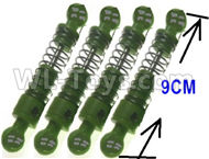 HB 1:14 RC Car Spare Parts-06-03 Shock Absorber(4pcs)-Green,HB Toys 666-1501 1502 1503 1504 RC Truck Car Spare Parts Accessories,HB Toys 1:14 Replacement Spare Parts