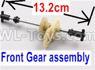 HB 1:14 RC Car Spare Parts-13-01 Front Gear assembly-Length-13.2cm,HB Toys 666-1501 1502 1503 1504 RC Truck Car Spare Parts Accessories,HB Toys 1:14 Replacement Spare Parts