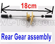 HB 1:14 RC Car Spare Parts-13-02 Rear Gear assembly-Length-18cm,HB Toys 666-1501 1502 1503 1504 RC Truck Car Spare Parts Accessories,HB Toys 1:14 Replacement Spare Parts