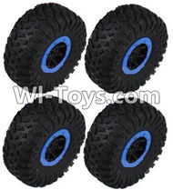 HB P1001 Car Parts-06-05 Whole wheel unit(4 set)-Blue,HB P1001 RC 4WD Rock Crawler Spare parts Accessories,HB 1:10 4WD High Speed Buggy Parts
