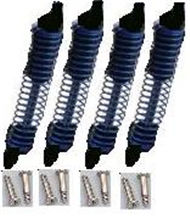 HB P1001 Car Parts-07-05 Shock Absorber(4pcs)-Blue,HB P1001 RC 4WD Rock Crawler Spare parts Accessories,HB 1:10 4WD High Speed Buggy Parts
