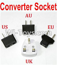 HB P1001 Car Parts-09-05 Standard Adapter Universal Converter Socket(You can choose AU,US,EU,UK Version),HB P1001 RC 4WD Rock Crawler Spare parts Accessories,HB 1:10 4WD High Speed Buggy Parts