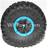 HB P1801 P1802 P1803 car parts-03 Whole wheel unit(Include the Wheel hub and Tire lether)-(Color Random)-1pcs,HB P1801 P1802 P1803 RC 4WD Rock Crawler Spare parts Accessories,HB 1:18 4WD High Speed Buggy Parts