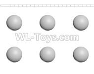 HG P407 W141 Steel ball(6pcs),HG P407 RC Truck Spare parts Accessories,HG P407 1:10 RC Car Parts