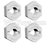HG P408 Parts-12mm combiner,12mm Hexagonal wheel seat-4pcs-G20109,HG P408 Kfor Parts,HG P408 Humvee RTR Parts
